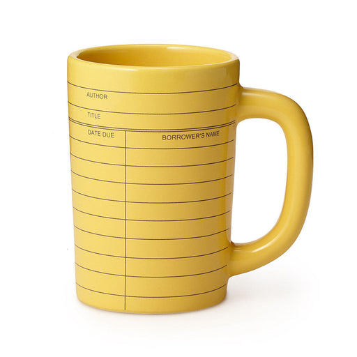 Library Card Mug