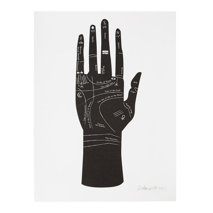 Palmistry Hand Screenprint