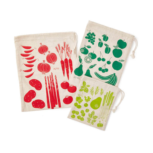 Color Block Produce Bags Set