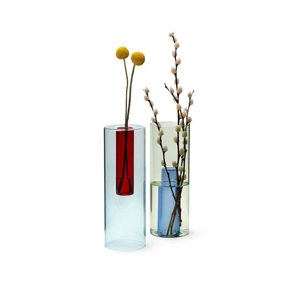 Reversible Glass Vase